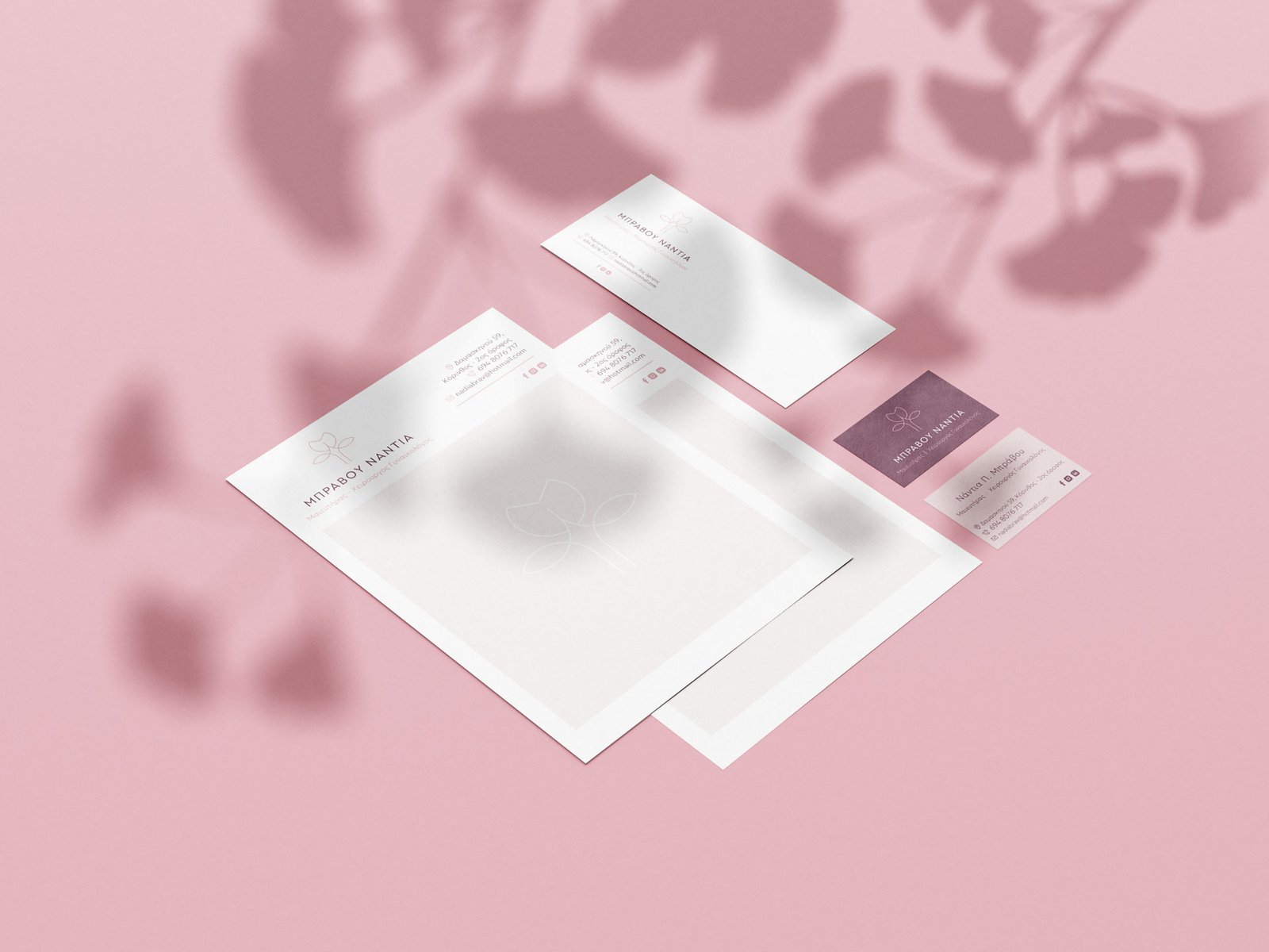 Free Simple Stationery Mockup 1