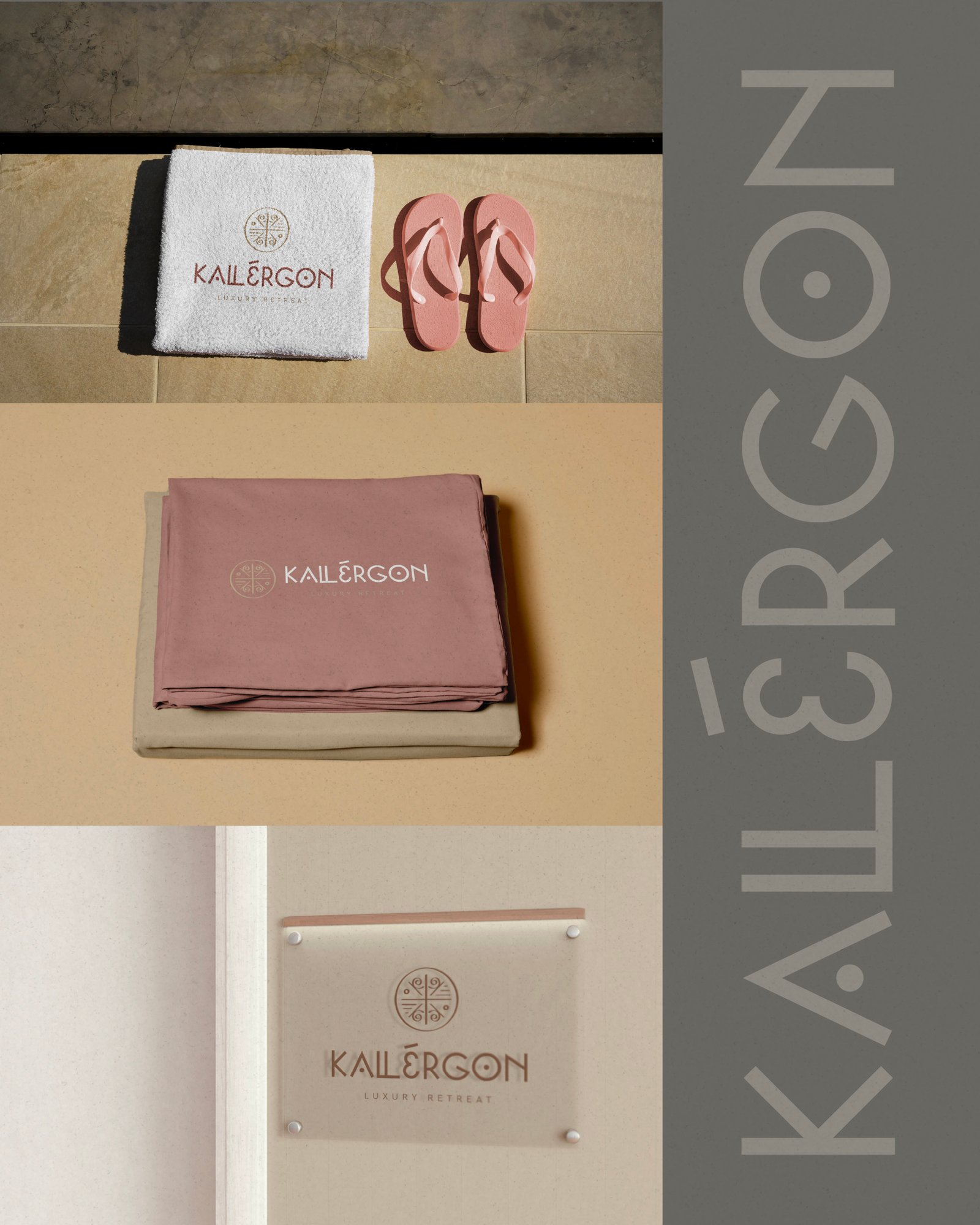 Kallergon Luxury Retreat Crete Hotel Branding Logotype Margaritapagouni P5