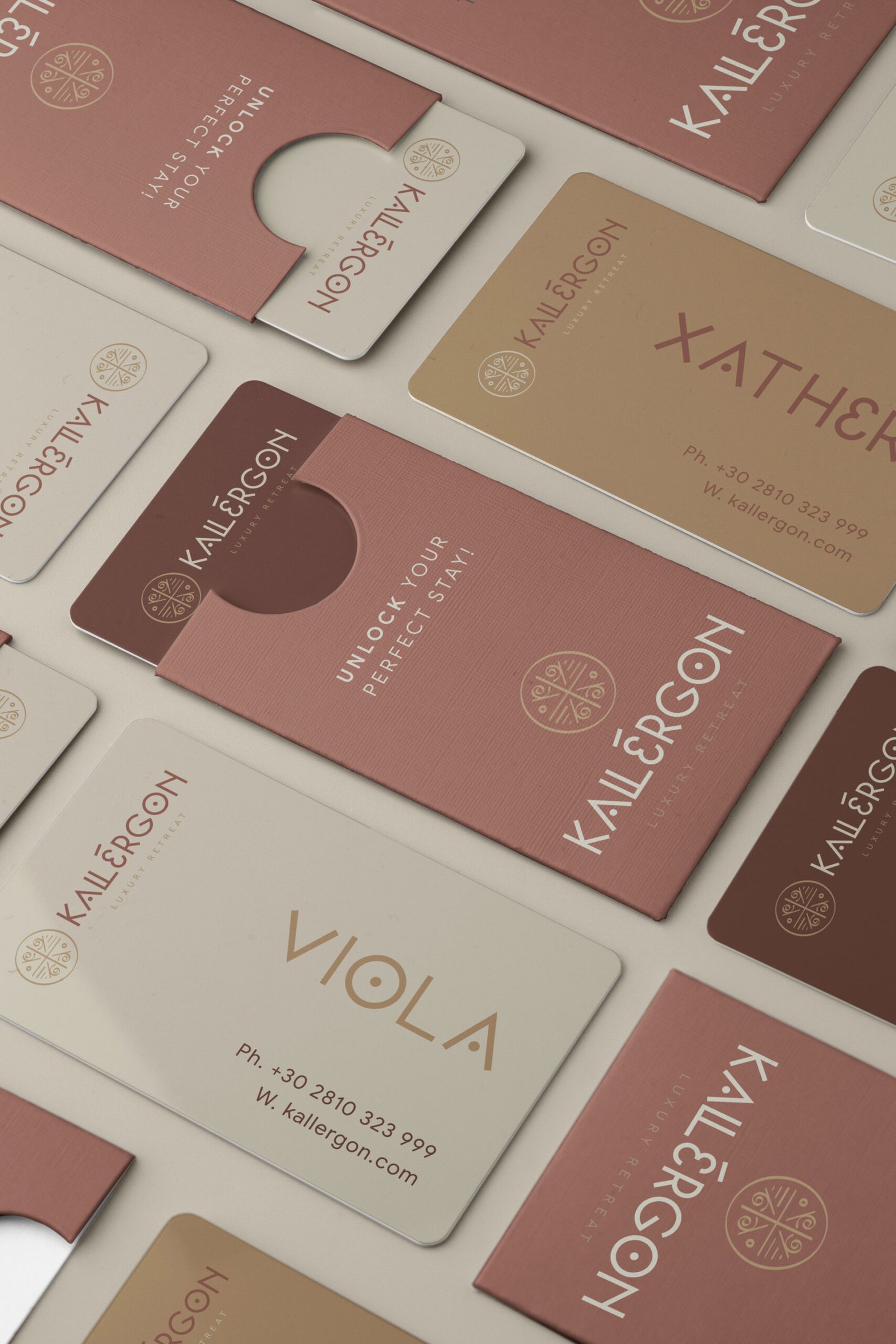 Kallergon Luxury Retreat Crete Hotel Branding Logotype Margaritapagouni6